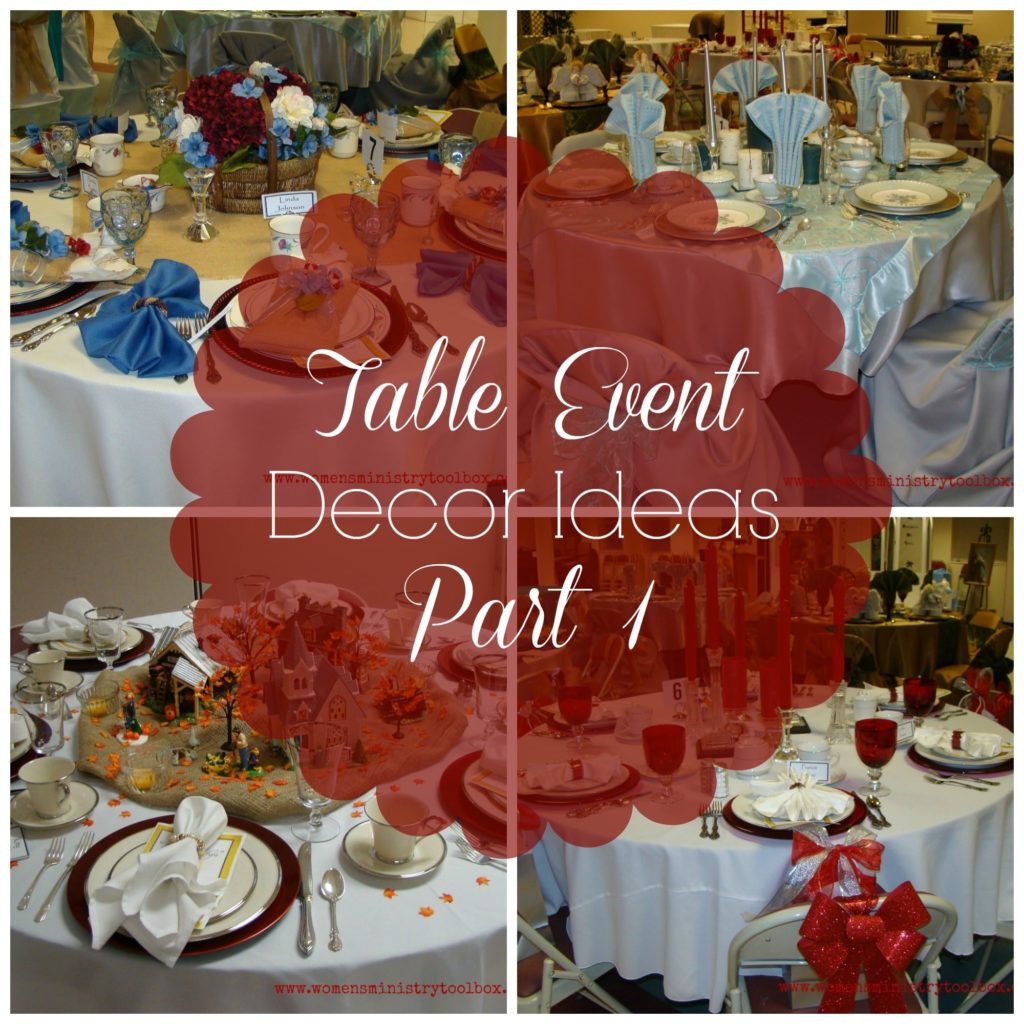 Table Event Decor Ideas Part 1