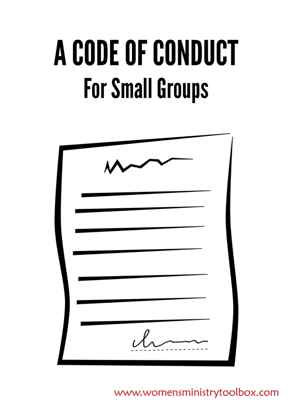 A Code of Conduct For Small Groups