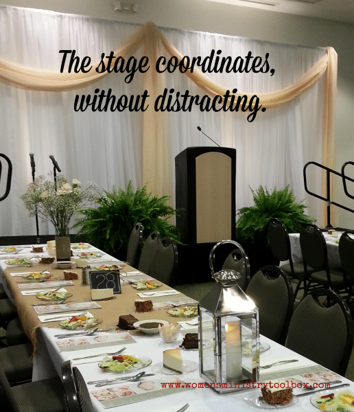 Creating a stage that coordinates without distracting.