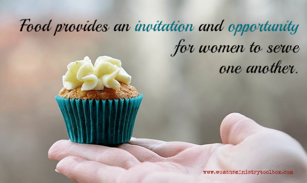 Food provides an invitation and opportunity for women to serve one another. More thoughts on Fellowship Food Fix at Women's Ministry Toolbox.