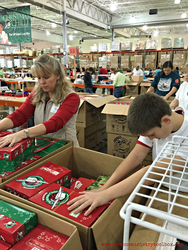 me praying over the boxes