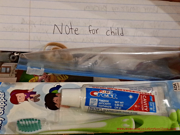Note for child