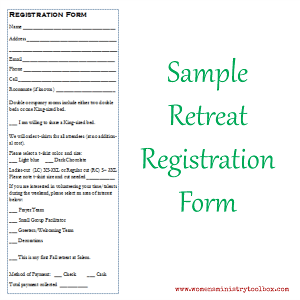 sample registration form