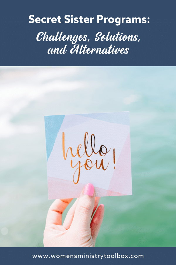 Is your secret sister program missing the mark? Let’s talk about the challenges, solutions, and alternatives for secret sister programs so we can truly build community, encourage one another, and grow in Christ together!
