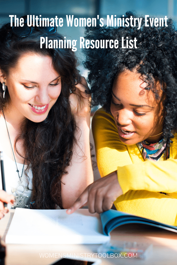 Planning a women's ministry event? Check out this list of tips and ideas!