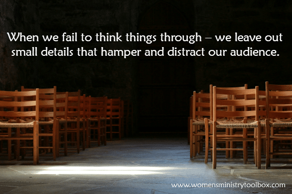 When we fail to think things through